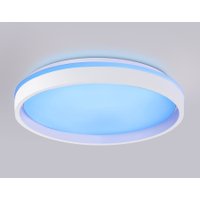 Припотолочная люстра Ambrella light Orbital FZ607 WH/GD (белый/золото)