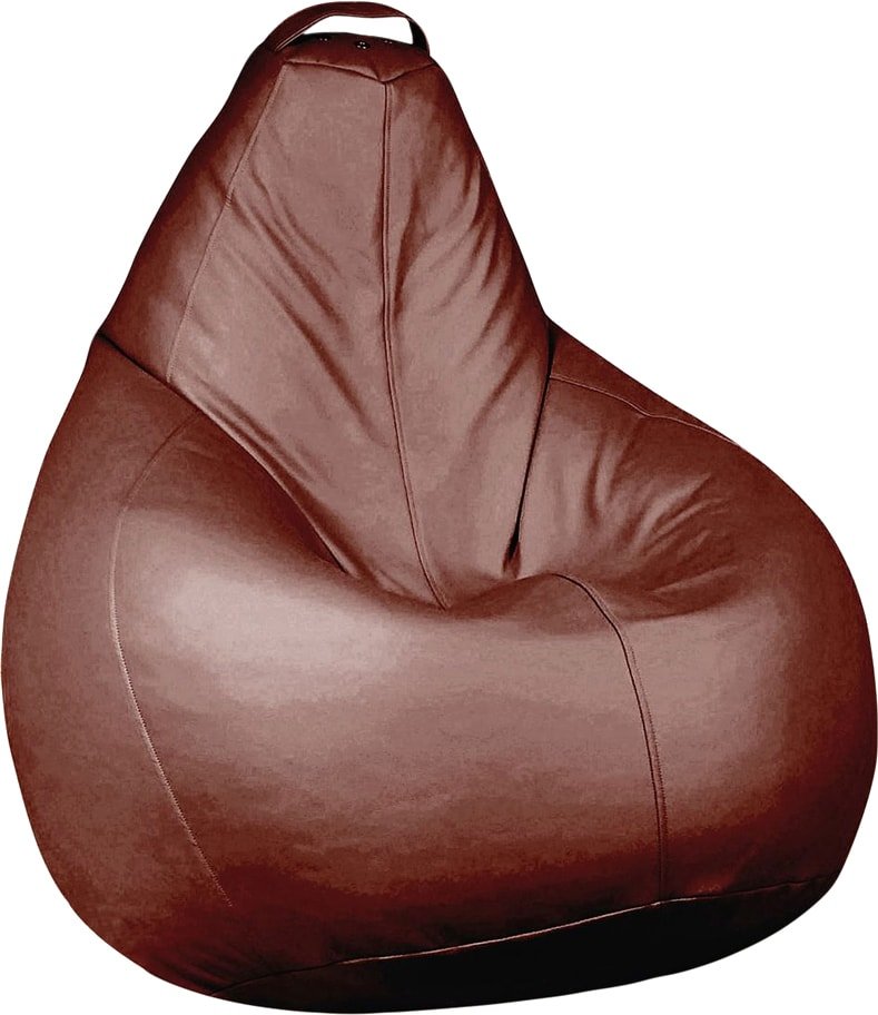 

Кресло-мешок Kreslomeshki Груша экокожа (L, шоколад)