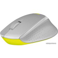 Мышь Logitech M330 Silent Plus (серый/желтый)