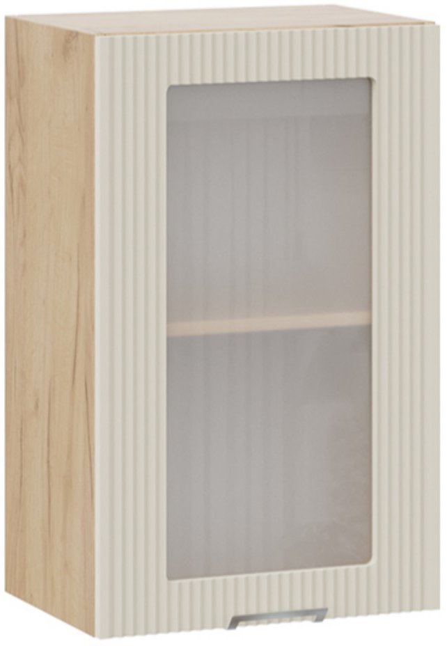 

Шкаф навесной Трия Кимберли 1В45С (дуб крафт золотой/крем)