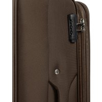 Чемодан-спиннер Monza 8038# (L, коричневый)