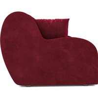 Диван Мебель-АРС Аккордеон Барон НПБ 140x200 (бархат красный Star Velvet 3 Dark Red)