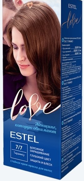 

Крем-краска для волос Estel Love 7/7 Тирамису
