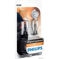 Лампа накаливания Philips W16W Vision 2шт [12067B2]