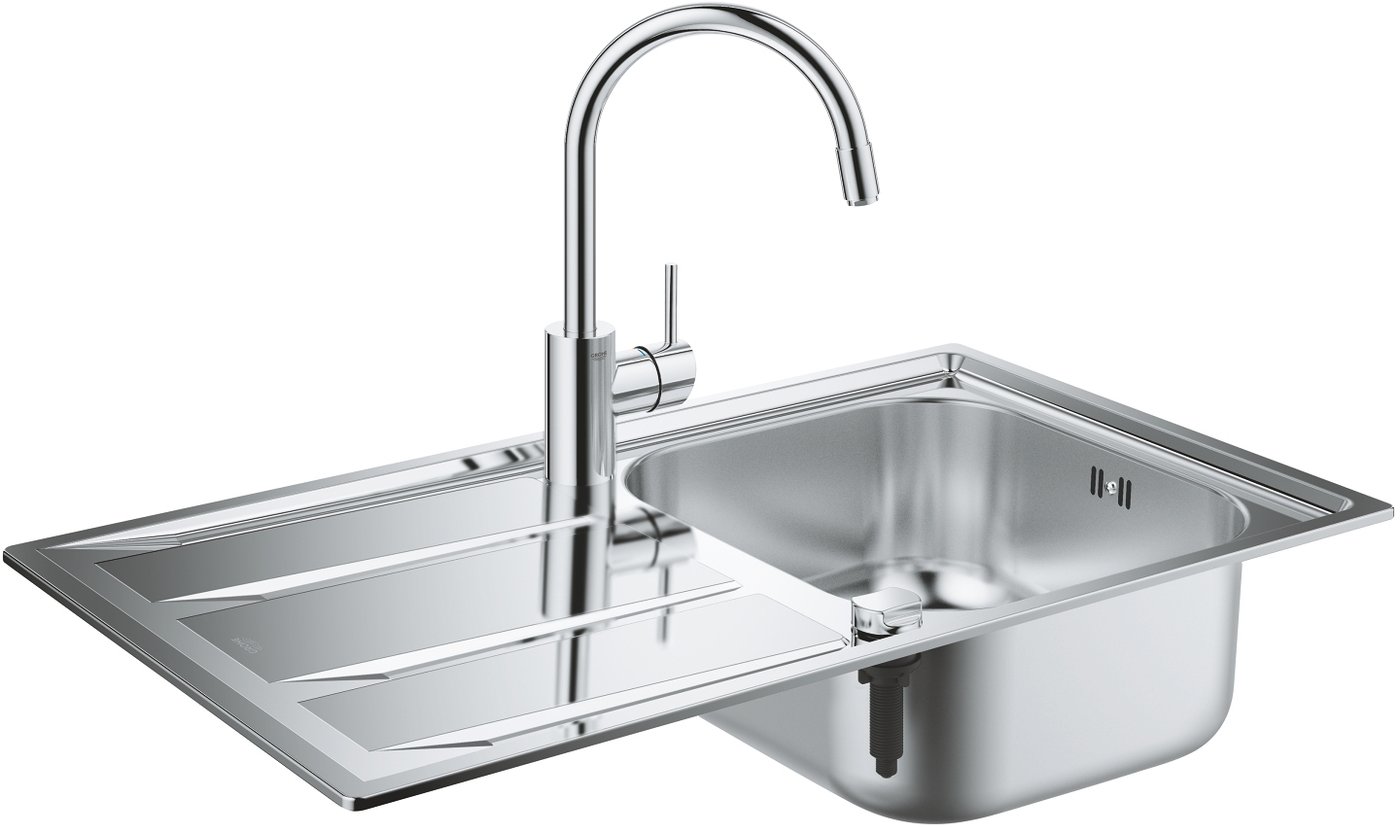

Кухонная мойка Grohe K400 + Grohe Concetto 31570SD0