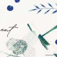 Полотенце Этель Эвкалипт 5472037 (белый/зеленый)