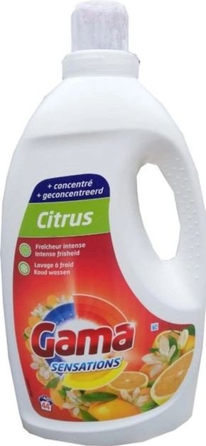 

Гель для стирки Gama с ароматом цитруса 2.2 л