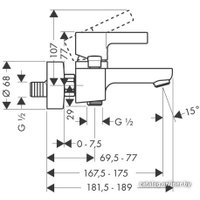 Смеситель Hansgrohe Metris S 31460000