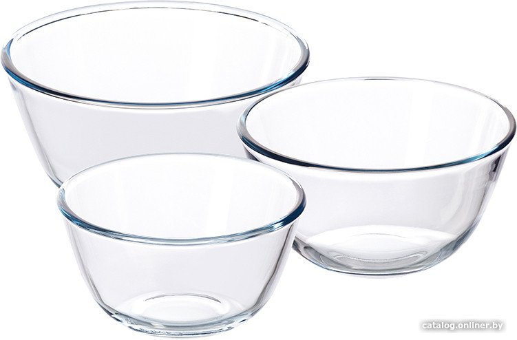

Набор салатников Elan Gallery Crystal glass 360169