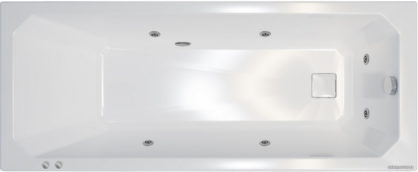 Ванна Triton Прага 180x80 Базовая Flat (с гидромассажем)