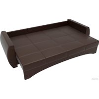 Диван Лига диванов Сатурн 28166 (экокожа, коричневый)