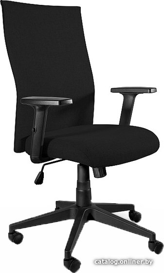 Офисное кресло UNIQUE Black on Black Plus (черный)