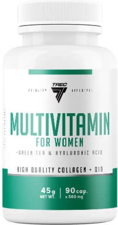 

Витамины, минералы Trec Nutrition Multivitamin for women (90 капсул)