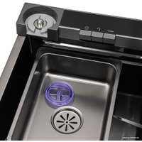 Кухонная мойка ARFEKA Sensor ECO AR 750*450 Black PVD Nano