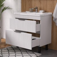  Volna Тумба с умывальником Lotty 80.2Y Миранда + Миранда 80 (напольная)