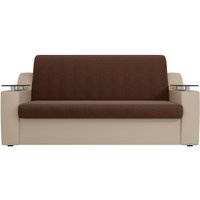 Диван Лига диванов Сенатор 100721 140 см (коричневый/бежевый)