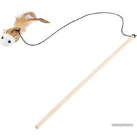 Игрушка для кошек Рыжий кот дразнилка с мышкой 104146