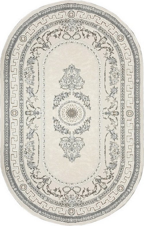 

Ковер для жилой комнаты Bossan Rome 1754A-KGRI-BEJ-OVAL (2x2.9)