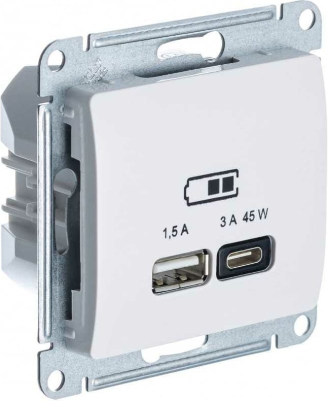 

Розетка USB Schneider Electric Glossa GSL000129