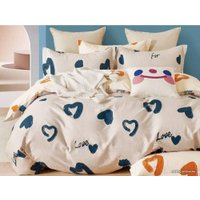 Евро комплект постельного белья Cleo Сатин Евро SK-31/0070