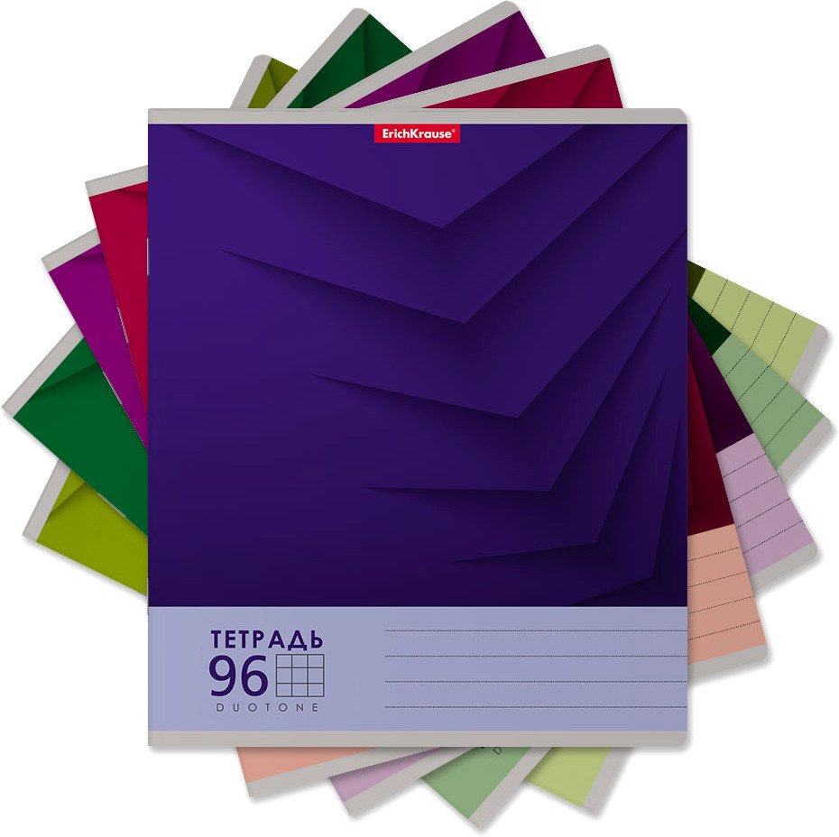

Набор тетрадей Erich Krause Duotone Next 96 л клетка 096010154-56600