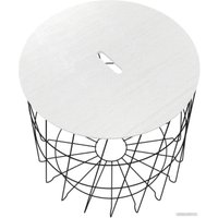 Журнальный столик Sheffilton SHT-CT41 254583 (сандал/белый муар)