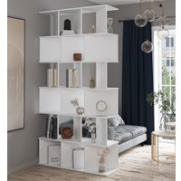 Стеллаж Интерлиния Skill-31 (белый/белый)