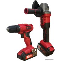  Edon OAF21-AD/AG (шуруповерт, болгарка, 2 АКБ, кейс)