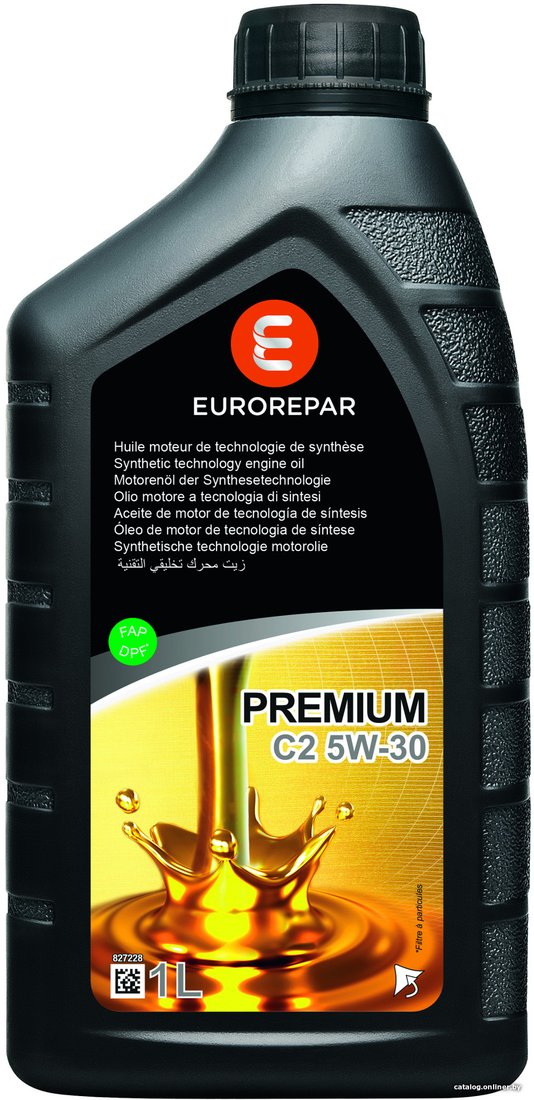 Моторное масло Eurorepar Premium C2 5W-30 1л