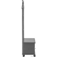 Стойка для одежды Мебелик с ящиками на колесах В 23Н (венге)