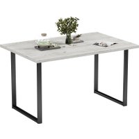 Кухонный стол Mio Tesoro Tako 120x66 (дуб крафт белый/черный)