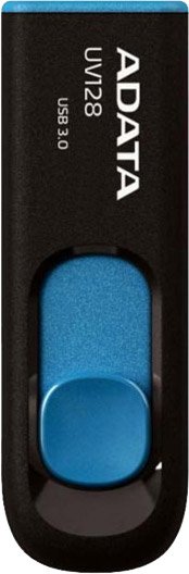 

USB Flash ADATA DashDrive UV128 64GB (черный/синий)