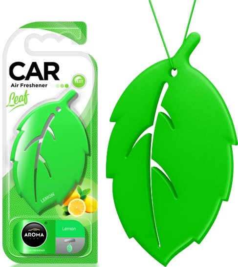 

Aroma Car Ароматизатор полимерный Leaf 3D Lemon 83128