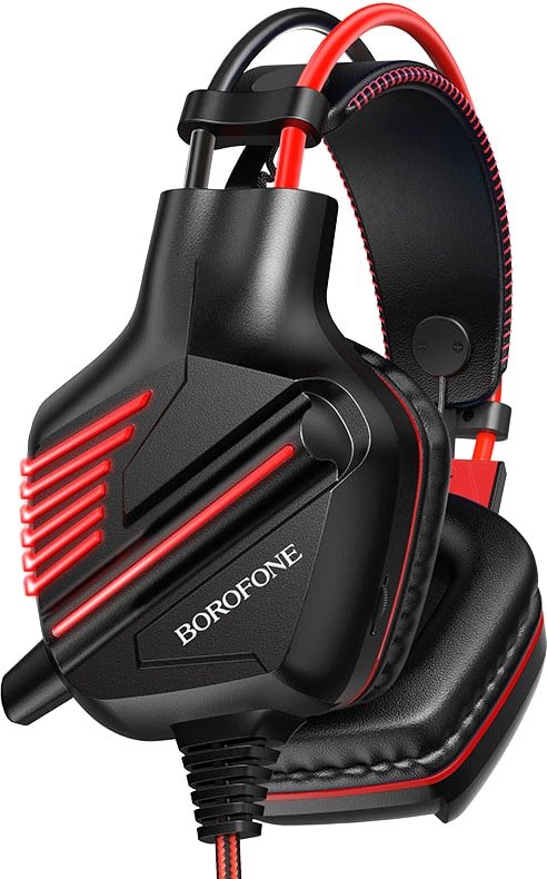 

Наушники Borofone BO101 (черный/красный)