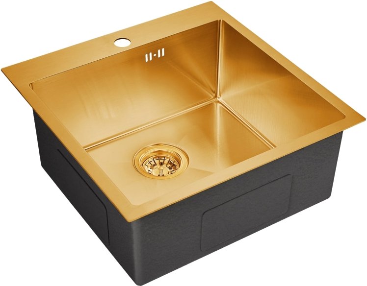 

Кухонная мойка Emar EMB-116 PVD Nano Golden
