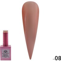 Основа Global Fashion Rubber Base Coat French (тон 08) 15 мл