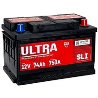 Автомобильный аккумулятор Ultra PRO R+ низкий (74 А·ч)