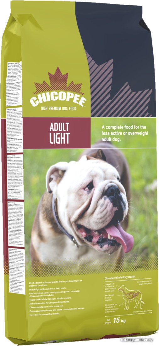 Сухой корм для собак Chicopee Adult Light 15 кг
