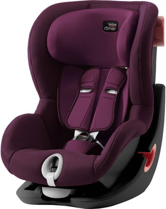 Детское автокресло Britax Romer King II Black Series (бургунди)