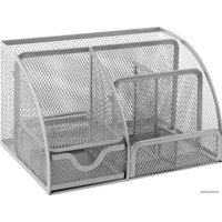 Органайзер настольный BRAUBERG 237417 (серебряный)