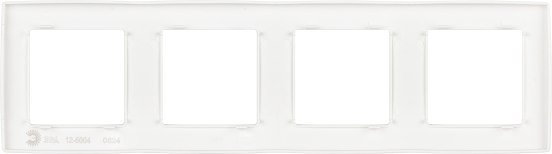 

Рамка ЭРА 12-5004-01М Б0065740 (белый матовый)