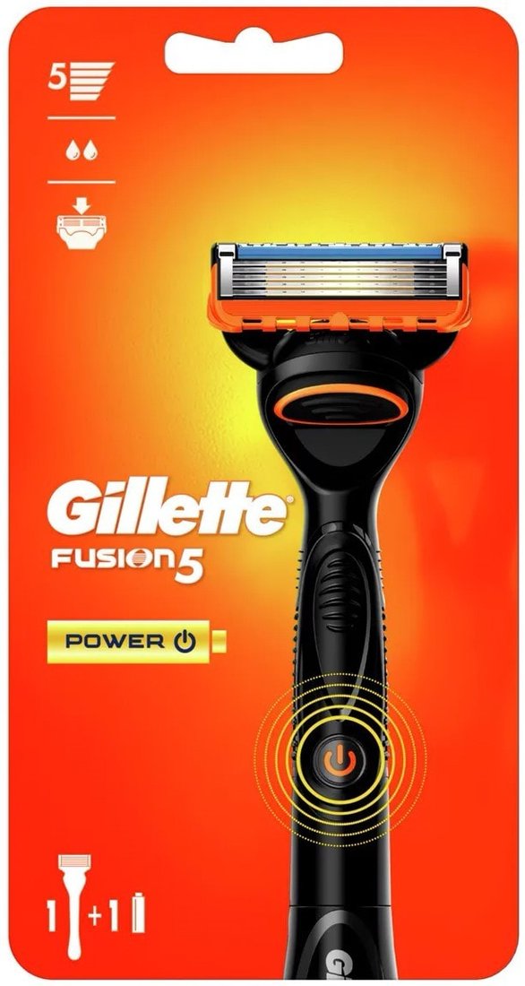 

Бритвенный станок Gillette Fusion5 Power 1 сменная кассета 7702018509744