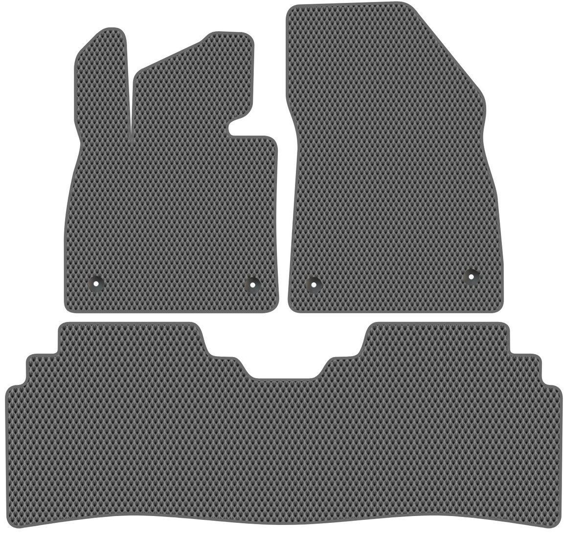 

Комплект ковриков для авто Alicosta Zeekr 001 I (лифтбек / 1) 2021 - Н.В. (серый, ромб)