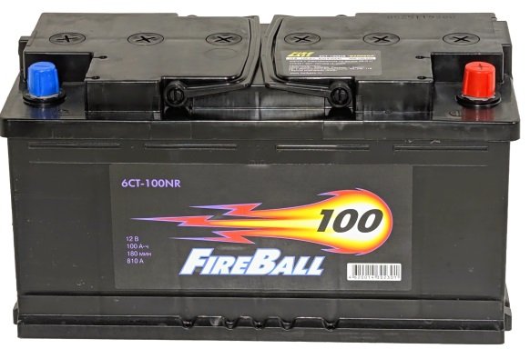 

Автомобильный аккумулятор FireBall 6CT-100 NR (100 А·ч)