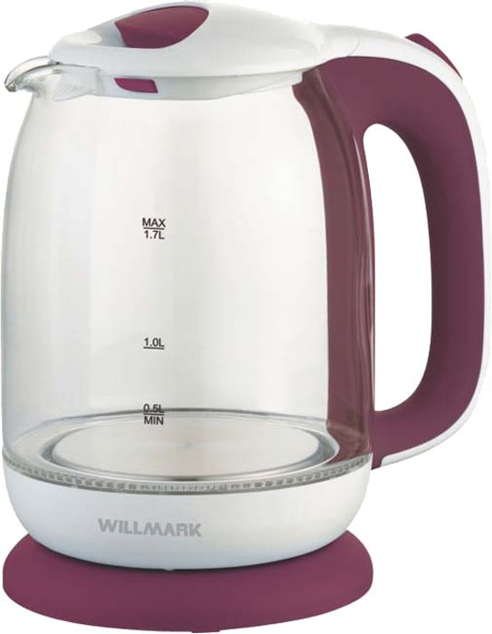 

Электрический чайник Willmark WEK-1704G (белый/красный)