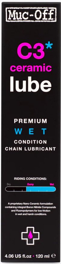 

Смазка для цепи Muc-Off C3 Ceramic Wet Chain Lube 120 мл