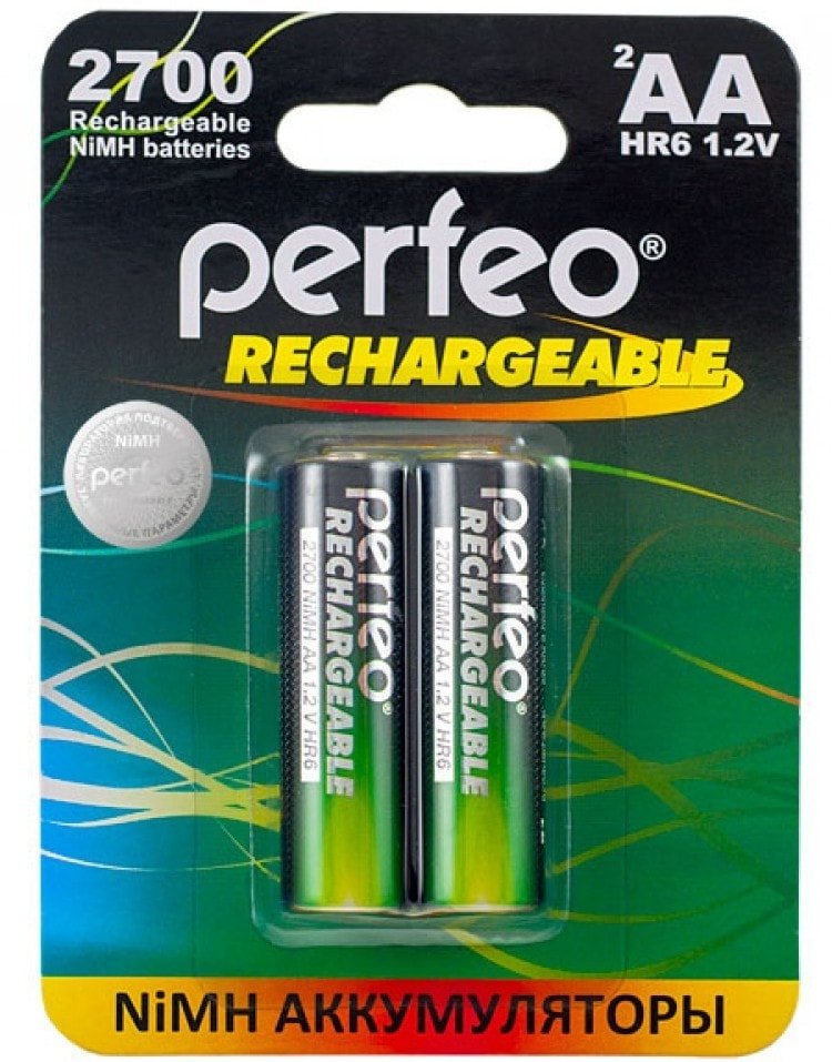 

Аккумулятор Perfeo AA2700mAh/2BL 2шт