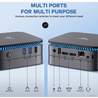 Компактный компьютер NiPoGi AK1 Pro Mini PC 12GB/256GB