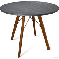 Кухонный стол Sheffilton SHT-TU9/TT 90 (темный орех/каменный уголь)