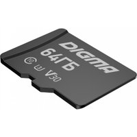 Карта памяти Digma MicroSDXC Class 10 Card30 DGFCA064A03